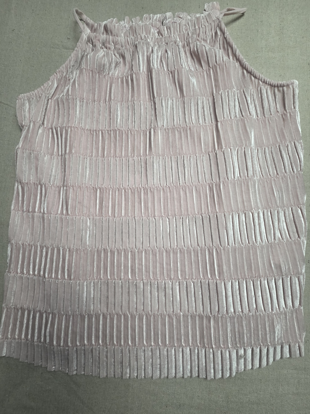Maurices Blush Pleated Halter Camisole - Picture 8 of 9